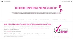 Desktop Screenshot of hondentrainingshop.nl